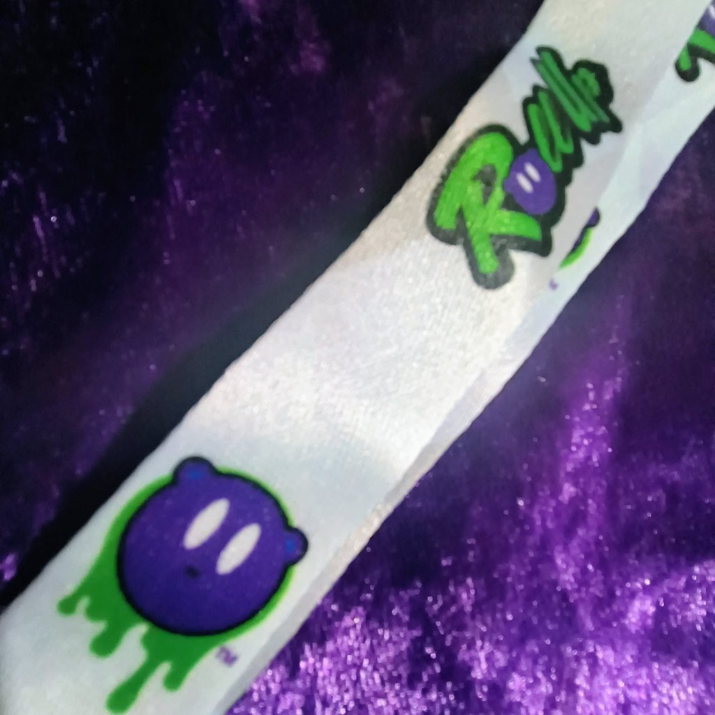 Purple Bear Lanyard #rollup (Green)