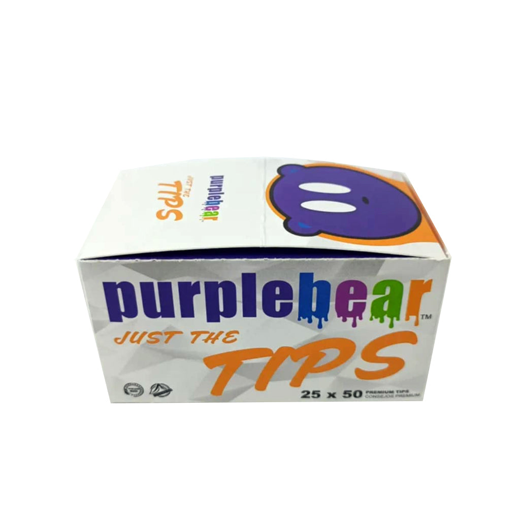 1 Box - PurpleBear Just the Tips (25 Booklets)