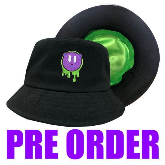 PRE ORDER - Purplebear Green Drip Bucket Hat