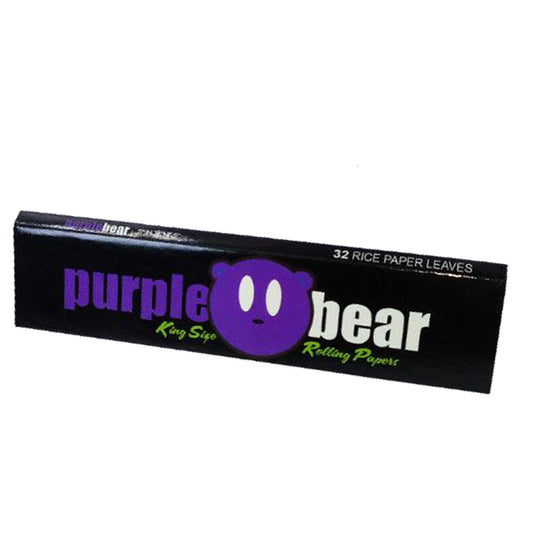 1 of 10 - PurpleBear King Size Rolling Paper - ORIGINAL BATCH