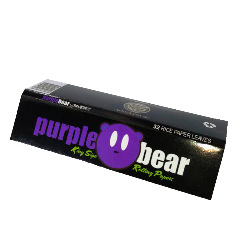 1 of 10 - PurpleBear King Size Rolling Paper - ORIGINAL BATCH