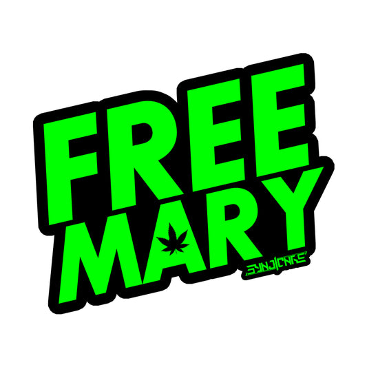 LIMITED EDITION - FREE MARY - 3" STICKER