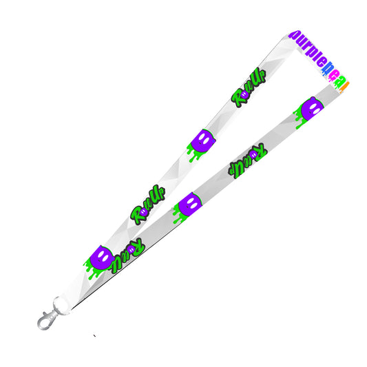 Purple Bear Lanyard #rollup (Green)