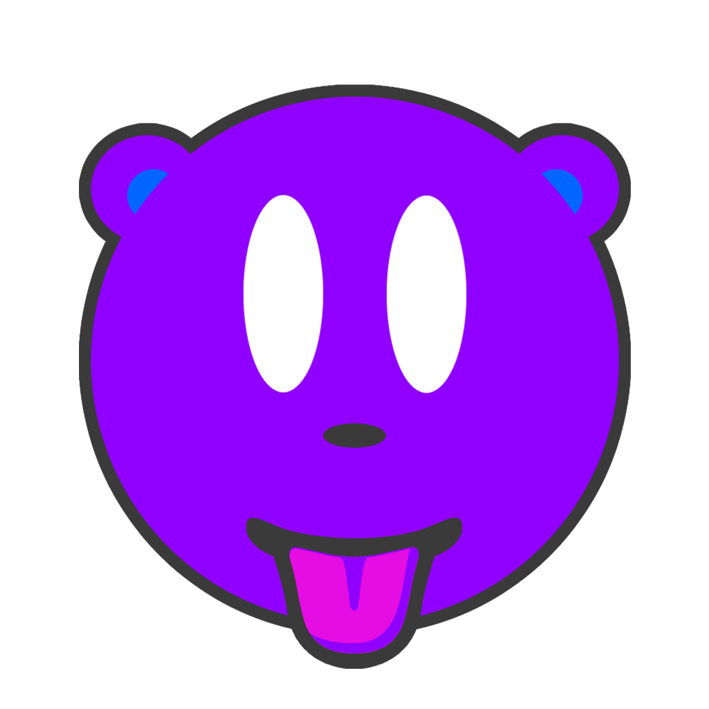 PURPLE BEARMOJIS - STICKER COLLECTION